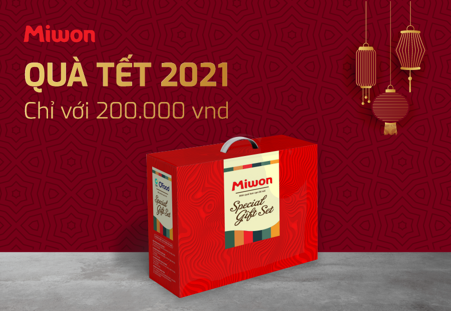 Miwon ra mắt loạt túi quà Tết 2021, sang trọng và thiết thực cho mọi gia đình