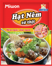 Hạt nêm từ thịt bổ sung vi chất kẽm